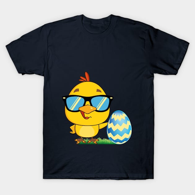 Cute Easter chicks with eggs T-Shirt by NI78